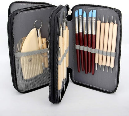 Blisstime 42pcs Pottery Tools, Clay Tools, Sculpting Tools, Pottery Kit, Air Dry Clay Tools, Pottery Clay Kit for Pottery Wheel, DIY Arts and Crafts