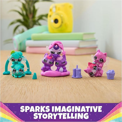 Hatchimals Alive, Rainbow Splash Fizzy Color Surprise Toy, Hatch Twins or Triplets from Color Reveal Egg (Style May Vary), Kids Toys for Girls & Boys