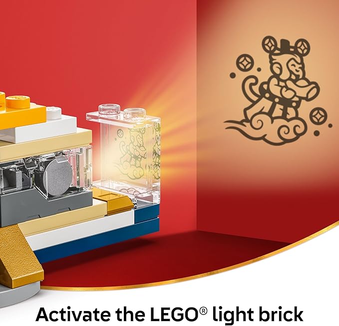 LEGO Spring Festival Trotting Lantern - Learning and Educational Building - Chinese Festival Toy for Kids, Boys and Girls, Ages 9+ - Cultural Gift for Display - Year of The Snake Minifigure - 80116