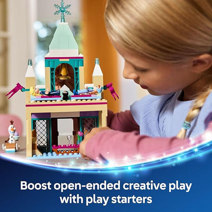 LEGO Disney Frozen: Arendelle Frozen Castle - Building Playset for Kids, Girls & Boys, Ages 5+ - Frozen Castle Toy for Fans with Princess Anna and Elsa Minidolls - Gift Idea for Birthdays - 43265