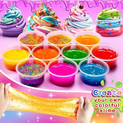 Making Kit Ice Cream for Girls, DIY Arts and Crafts Supplies, Molding Clay with Sculpting Tools, Stuffers for Kids Boys Girls 4 5 6 7 8 9 10 11 12 Years Old, Fun Birthday Gifts for Girls 8-12