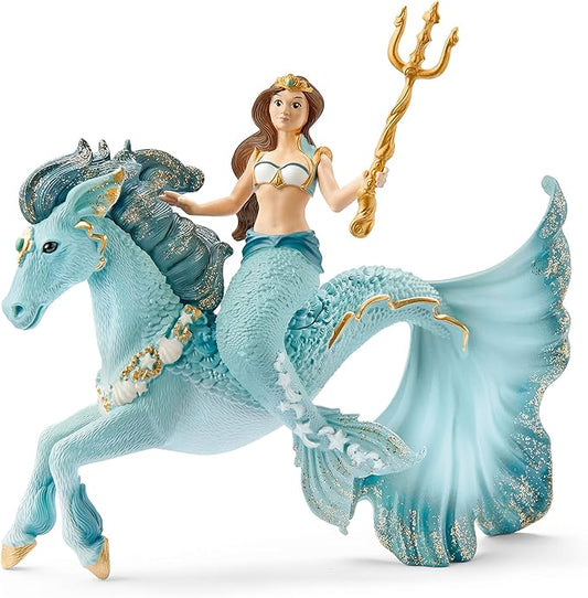 Schleich bayala, Mermaid and Unicorn Toys for Girls and Boys, Mermaid Eyela Figure with Underwater Unicorn Toy, Ages 5+