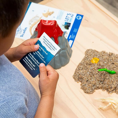 Educational Insights GeoSafari Jr. Dino Discovery Dig Triceratops Fossil Kit, Science Toy, Giftr for Boys & Girls, Ages 4+