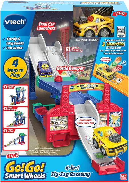 VTech Go! Go! Smart Wheels 4-in-1 Zig-Zag Raceway