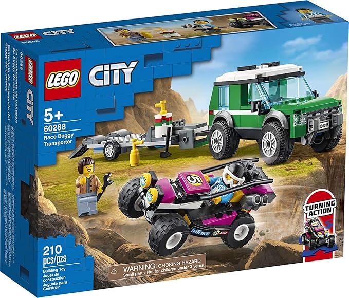 LEGO City Race Buggy Transporter 60288 Building Kit; Fun Toy for Kids, New 2021 (210 Pieces)
