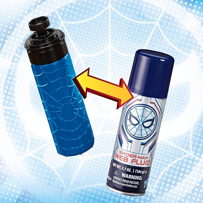 Marvel Spider-Man Super Web Slinger, 2-In-1 Shoots Webs or Water, Web Shooter Toy, Role-Play Toys, 5 Year Old Boys and Girls and Up (Amazon Exclusive)