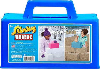 Just Play The Original Slinky® Brickz Sand and Snow Outdoor Play Toy, Pack of 2, 10-inch Wide Brick Mold, Pretend Play, Kids Toys for Ages 5 Up