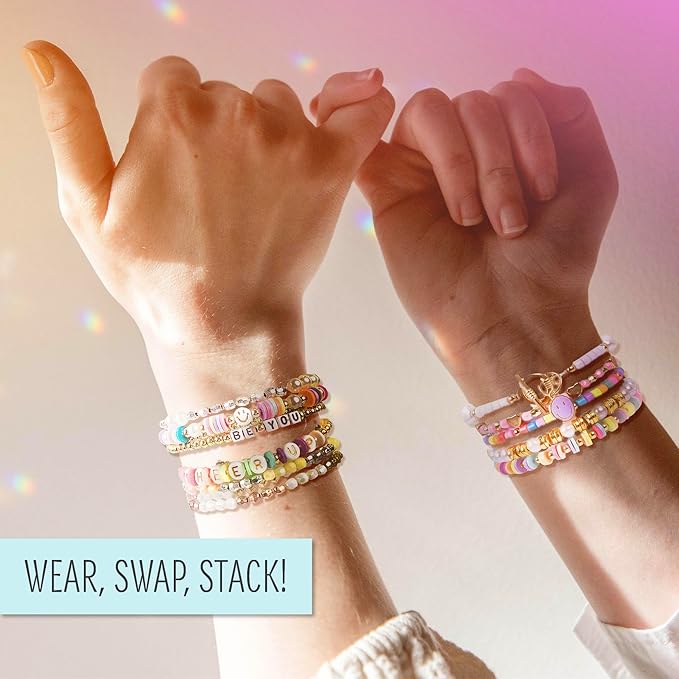 STMT D.I.Y. Personalized Jewelry Box, Design 50+ Accessories, Includes Swiveling Jewelry Box, Beads for Jewelry Making, Bracelet Making Kit, Great Gifts for Girls, Jewelry Making Kit for Girls 8-12