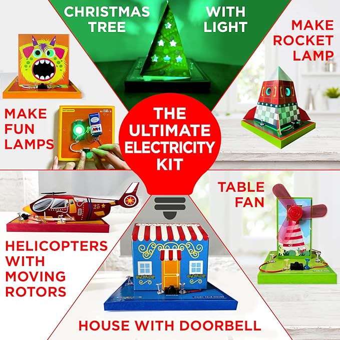 Doctor Jupiter Ultimate Science Gift Set of Science Kit, Electricity Kit for Kids Age 8-12 | Easter, Birthday Gifts for Boys & Girls of 8,9,10,11,12,13,14 Year Olds | STEM Learning & Education Toys