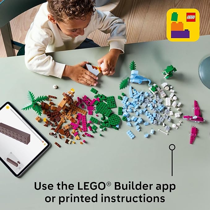 LEGO Classic Creative Dinosaurs Toy - Building Blocks Toy for Kids, Boys and Girls, Ages 5+ - Learning and Educational Toy for Preschool - Gift Idea for Birthdays - 11041