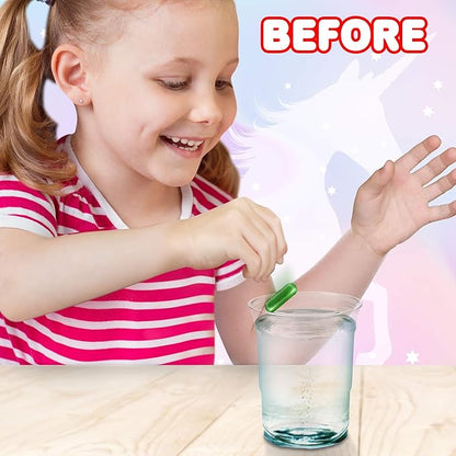 ArtCreativity Magic Growing Unicorn Capsules - Grow in Water - 2 Packs with 12 Expanding Animals Capsules Each - Cute Color Variety - Kids’ Birthday Party Favors, Contest Prize or Gift Idea