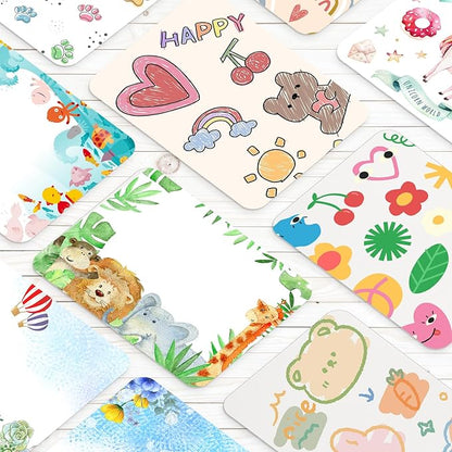 Sabary 100 Pcs Blank Watercolor Cards and Envelopes Set 140lb Heavyweight White Blank Cards Watercolor Greeting Cards Bulk for Painting Invitations Notes Wedding(5 x 7 Inch)