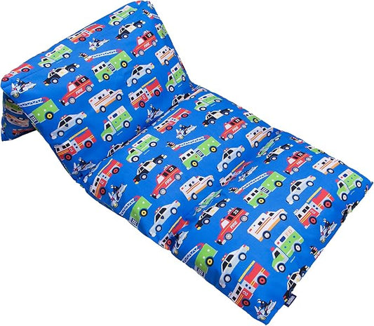 Wildkin Kids Floor Lounger: Ideal for Boys and Girls, Travel-Friendly, Perfect for Sleepovers - Pillow Lounger for Kids, Requires Standard Size Pillows Not Included (Heroes)