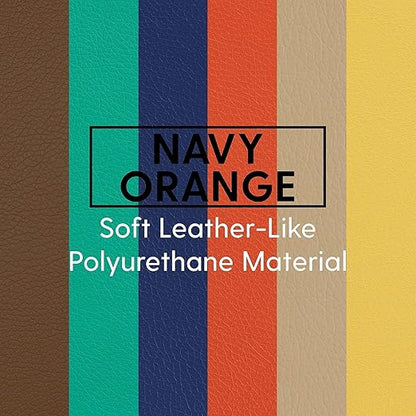 FDP Playtime and Climb Soft Play Set - 6-Piece Baby Climbing Blocks and Indoor Play Gym - Soft Play Climbing for Toddlers and Infants 10m+ (Navy/Orange)