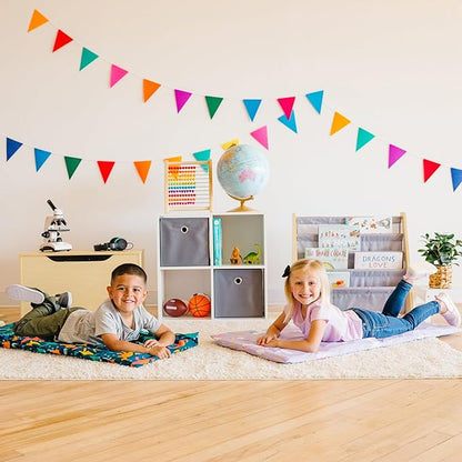 Wildkin Kids Nap Mat Cover for Boys & Girls, Sewn-in Flap Design Rest Mat Cover, Perfect for Preschool and Daycare, Fits our Vinyl Nap Mat up to 1.5 Inches Including Basic Sleep Mat(Out of This World)