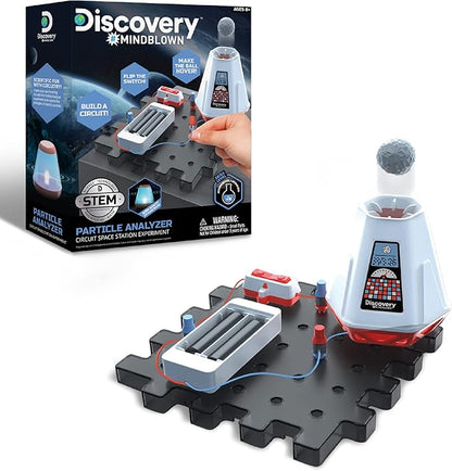 Discovery #MINDBLOWN Particle Analyzer Circuitry Set, Build-it-Yourself Engineering Toy Kit, Explore The Science of Motion, Great Gift for Kids, 9-Piece, Ages 8+