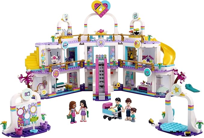 LEGO Friends Heartlake City Shopping Mall 41450 Building Kit; Includes Friends Mini-Dolls to Spark Imaginative Play; Portable Elements Make This a Great Friendship Toy, New 2021 (1,032 Pieces)