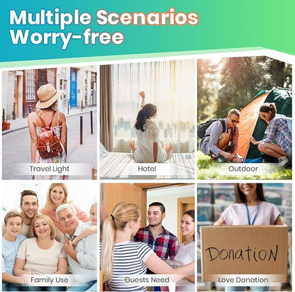 Bulk Toothbrushes 35 Pack, Individually Wrapped Toothbrushes Pack for Adults & Kids, Disposable Toothbrush Medium Soft for Travel, Donations, Hotels