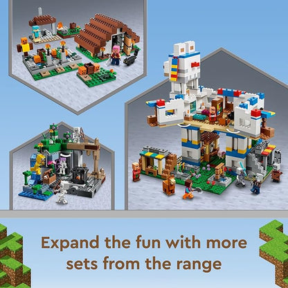 LEGO Minecraft The Abandoned Village Building Kit 21190, Minecraft Zombie Toy Set, Gift Idea for Kids Girls Boys Age 8+ Featuring Game Figures Including Zombies and Zombie Hunters with Accessories
