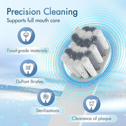 Replacement Toothbrush Heads Compatiable with Quip Electric Toothbrush Refill