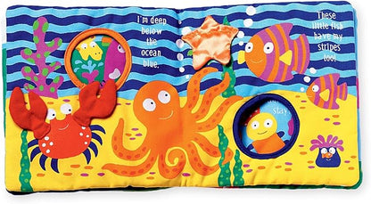 Manhattan Toy Soft Activity Book with Tethered Toy, Buzzing Through