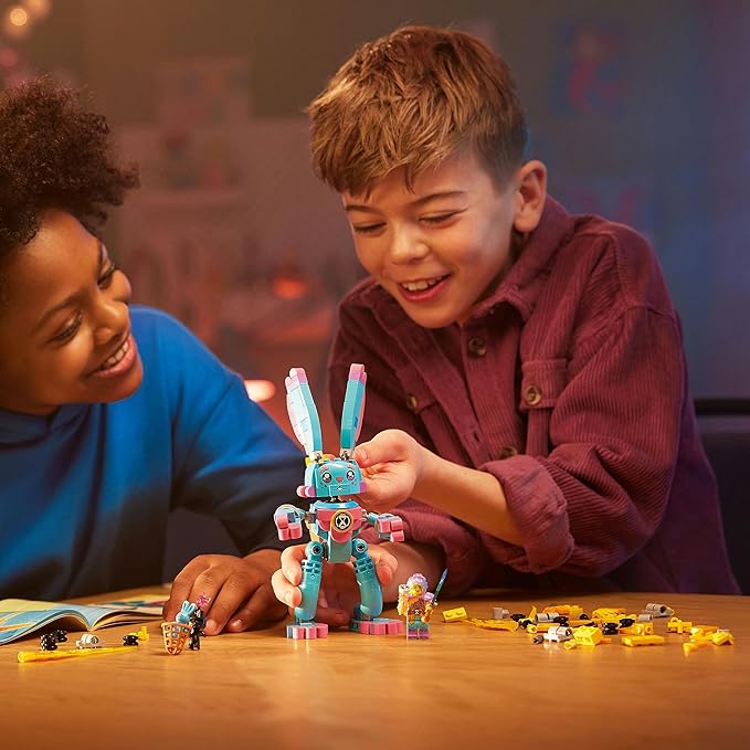 LEGO 71453 DREAMZzz Izzie and Bunchu The Rabbit, Building Figure with Rollers, 2 Construction for Imaginative Game Based on TV Series, Animal Toys for Children, Boys, Girls from 7 Years Old