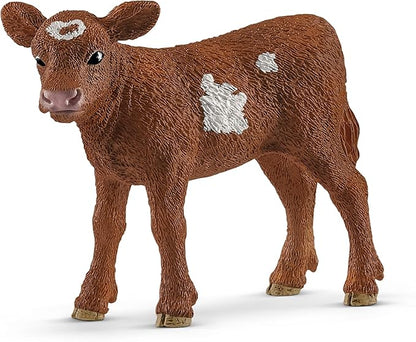 Schleich Farm World 4pc Animal Figurine Starter Playset - Educational Farm Animal Collection Starter Kit Toy with Cat, Horse, Puppy, and Calf, Durable for Boys and Girls, Gift for Kids Ages 3+
