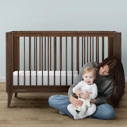 Delta Children Twinkle Stars Limited Premium Recycled Fiber Core Crib and Toddler Mattress - Waterproof Cover - GREENGUARD Gold Certified - Trusted 7 Year Warranty - Made in USA