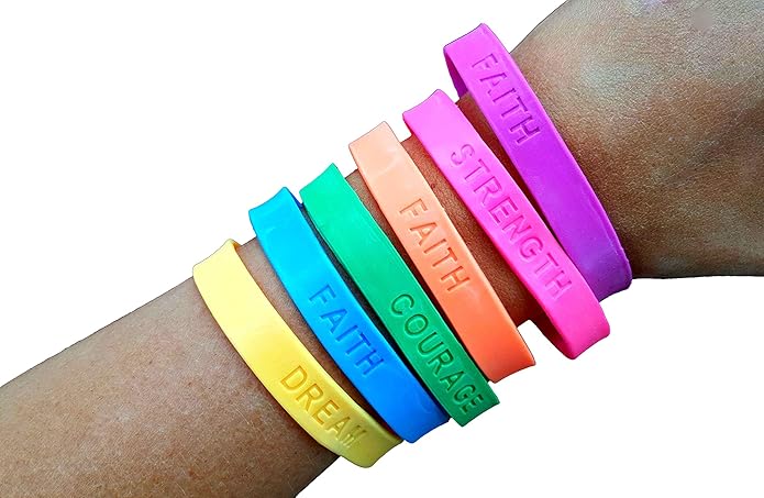 Paw Print Rubber Bracelets, You are Pawsome' Rubber Bracelet Party Favors