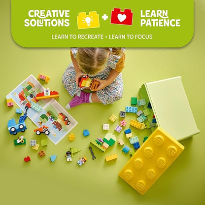 LEGO DUPLO Classic Cars and Trucks Brick Box Building Blocks - Learning & Educational STEM Toys for Toddlers, Ages 1.5+ Years - Develops Fine Motor Skills - Gift for Toddler Birthday - 10439