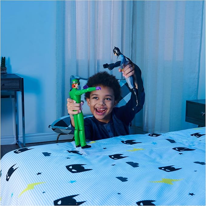 Batman 12-inch The Riddler Action Figure, Kids Toys for Boys Aged 3 and up