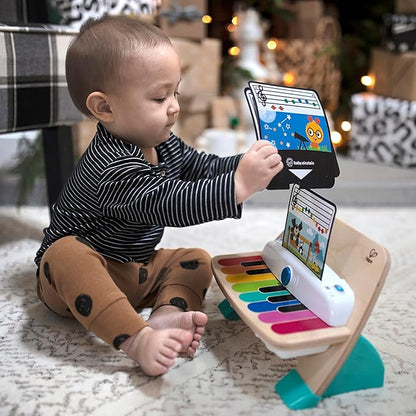 Baby Einstein and Hape Magic Touch Piano Wooden Musical Toddler Toy, Age 6 Months and Up