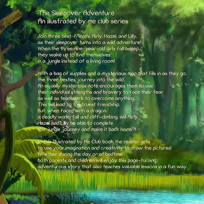 Illustrate Me- KidsTravel Activity Set Storybook-Bring The Story to Life with Your Creative Illustrations-Portable Art Set Kids 6-12- Drawing kit for Kids-Handy Zipped case-Kids Art-Drawing-Storybook