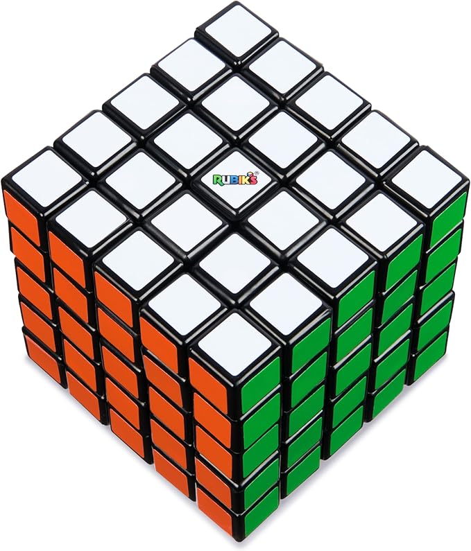 Rubik’s Cube, 5x5 Cube Color-Matching Puzzle Highly Complex Challenging Problem-Solving Brain Teaser Fidget Toy, for Adults & Kids Ages 8 and up