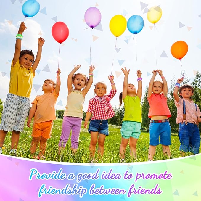 Kenning 240 Pcs Neon Friendship Bracelets Bulk 12 Assorted Colors Paracord Bracelets Rope Woven Adjustable Bracelets Braided Nylon Bracelets Friend Birthday Goody Bag Stuffers Carnivals Party Favors