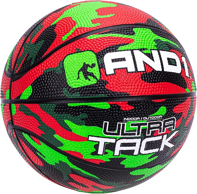 AND1 Mini Basketball 3 Pack Set for Kids (Deflated w/Pump Included): - Size 3 7-Inch Premium Youth Size Basketballs, Easy to Grip