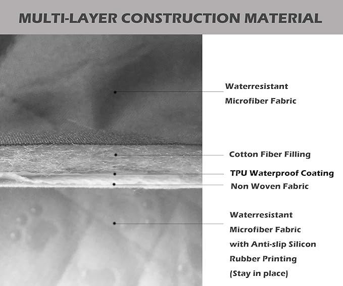 Ameritex Couch Sofa Slipcover 100% Waterproof Nonslip Quilted Furniture Protector Slipcover for Dogs, Children, Pets Sofa Slipcover Machine Washable (Beige, 78")