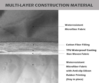 Ameritex Couch Sofa Slipcover 100% Waterproof Nonslip Quilted Furniture Protector Slipcover for Dogs, Children, Pets Sofa Slipcover Machine Washable (Green, 68")