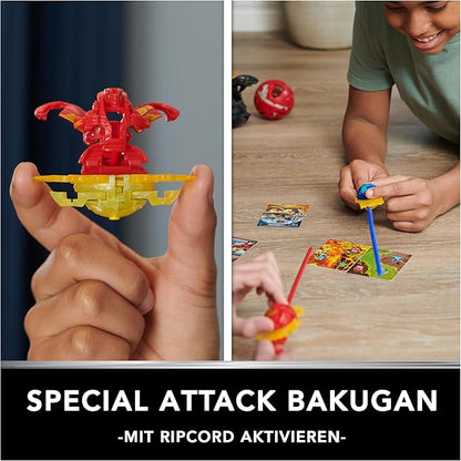 Bakugan, Special Attack Ventri, Spinning Collectible, Customizable Action Figure and Trading Cards, Kids Toys for Boys and Girls 6 and up