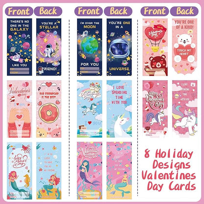 Valentines Day Gifts for Kids 24 Pack Valentines Day Cards with Watercolor Coloring Books for Boys Girls Watercolor Painting Book for Toddlers Valentine School Exchange Gift Classroom Party Favors