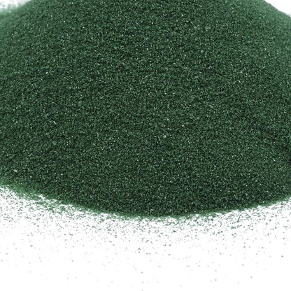 Shiny Stone Colorful Sand,Rainbow Sand,Art Sand,Colored Sand,Craft Sand,Decorative Wedding Vibrant Sand, 250g/0.55lb/8.81oz for Kids Creativity Wedding Succulent Terrarium Vase (Dark Green)