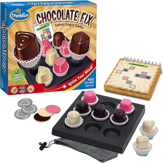 Think Fun Chocolate Fix Board Game (Colors and Parts May Vary)