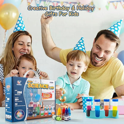 238+ Science Experiment Kit for Kids, STEM Projects Educational Science Kits, Science Lab Chemistry Set, Science Toys Kids Science Kit, Birthday Gift Ideas for Boys Girls Ages 5-6-7-8-9-10-11-12