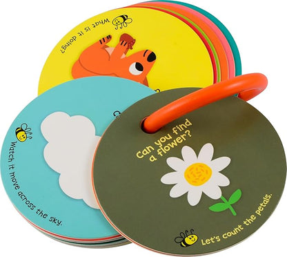 MOLLYBEE KIDS Toddler Outdoor Scavenger Hunt Cards at The Park, Toddler Games, Gifts for Ages 2, 3