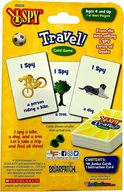 Briarpatch SPY Travel Card Game, based on the SPY books,For Preschool Kids, Ages 4+