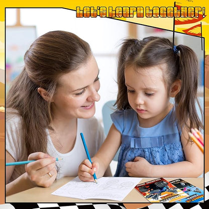 Estune 40 Pcs Coloring Books Party Favor for Kids Coloring Book Set Mini Small Color Booklets Goodie Bag Stuffers Gift Classroom Home (Monster Truck)