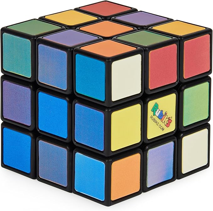 Rubik’s Cube, Impossible Cube, Advanced Color-Matching Puzzle, The Original 3x3 Rubik's, Twisting Fidget Toy, Challenging Brain Teaser & Sensory Puzzle for Adults, Teens, & Kids, for Ages 8 & Up