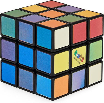 Rubik’s Cube, Impossible Cube, Advanced Color-Matching Puzzle, The Original 3x3 Rubik's, Twisting Fidget Toy, Challenging Brain Teaser & Sensory Puzzle for Adults, Teens, & Kids, for Ages 8 & Up