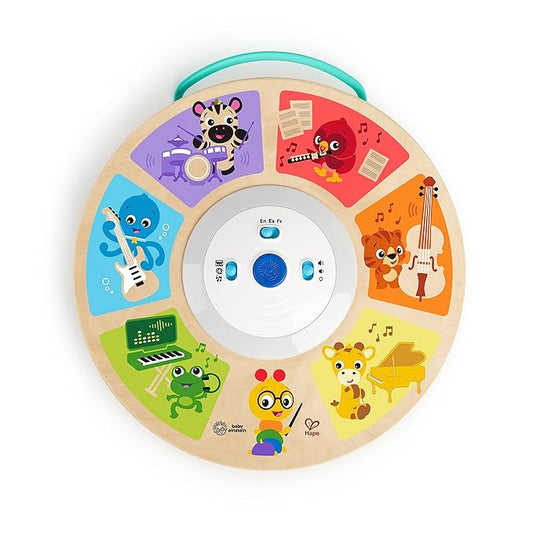 Baby Einstein Cal's Smart Sounds Symphony Magic Touch Wooden Electronic Activity Toy, Ages 6 Months +