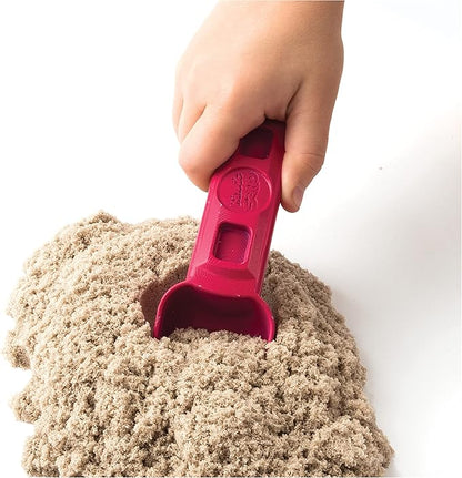Kinetic Sand, Folding Sand Box with 2lbs of Kinetic Sand, Includes Molds and Tools, Play Sand Sensory Toys for Kids Ages 3 and up